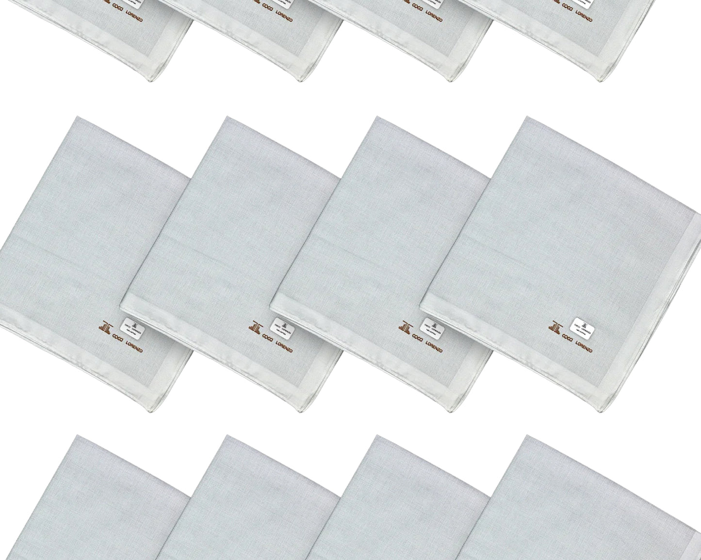 Elegant Men’s Cotton Handkerchief Gift Set - Pack of 6