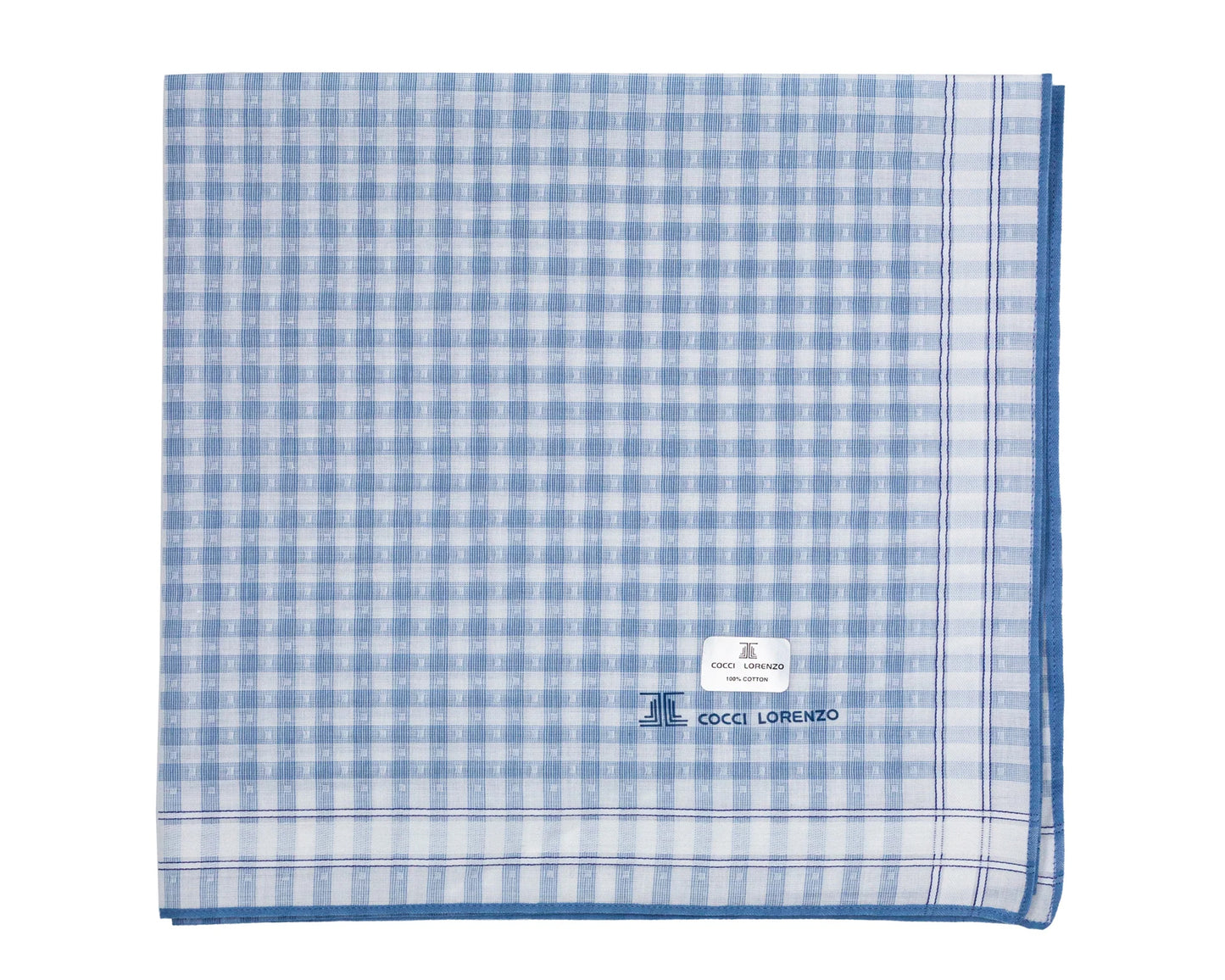 Men’s Pastel Cotton Chequered Handkerchief Set – Pack of 12