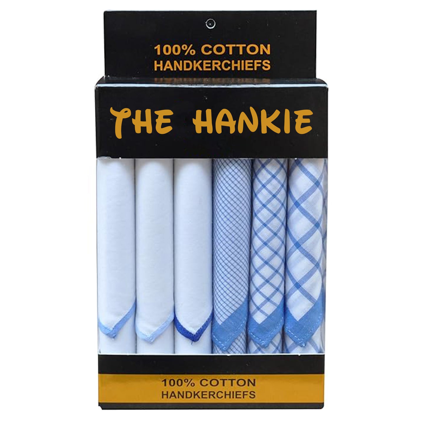 Vintage Multicolor Striped Cotton Handkerchiefs