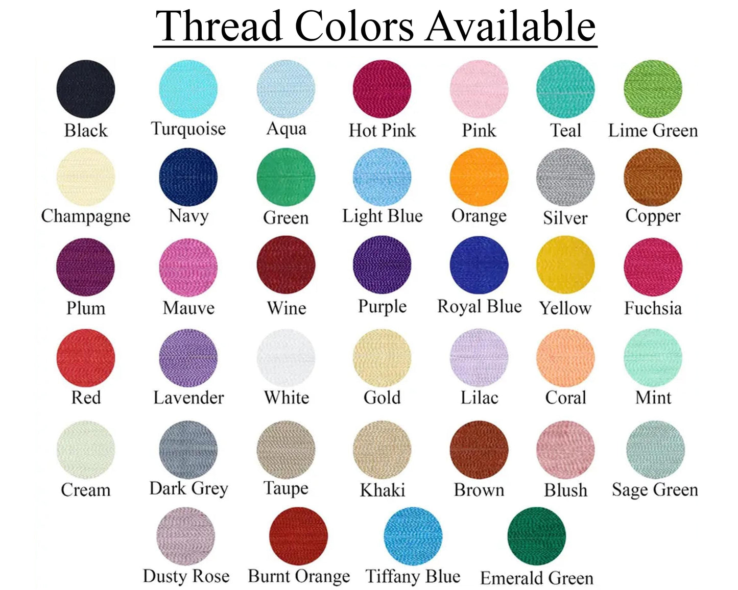 Personalized Colors of Thread