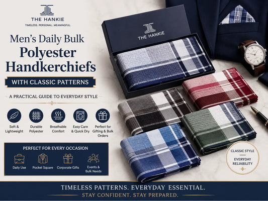 Men's Daily Bulk Polyester Handkerchiefs with Classic Patterns: A Practical Guide to Everyday Style