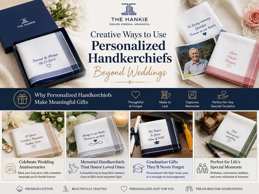 Creative Ways to Use Personalized Handkerchiefs Beyond Weddings
