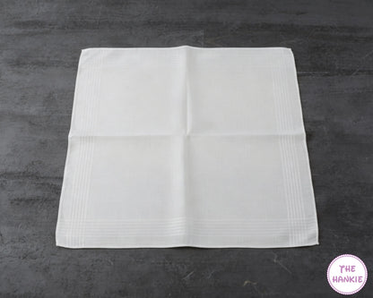 Men’s Cotton Soft Plain Assorted Color Hankies for Daily Use