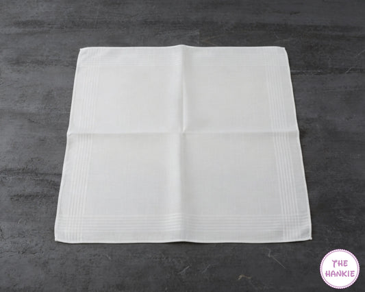 Men’s Cotton Handkerchief Pack of 6 – Soft Hankies for Daily Use