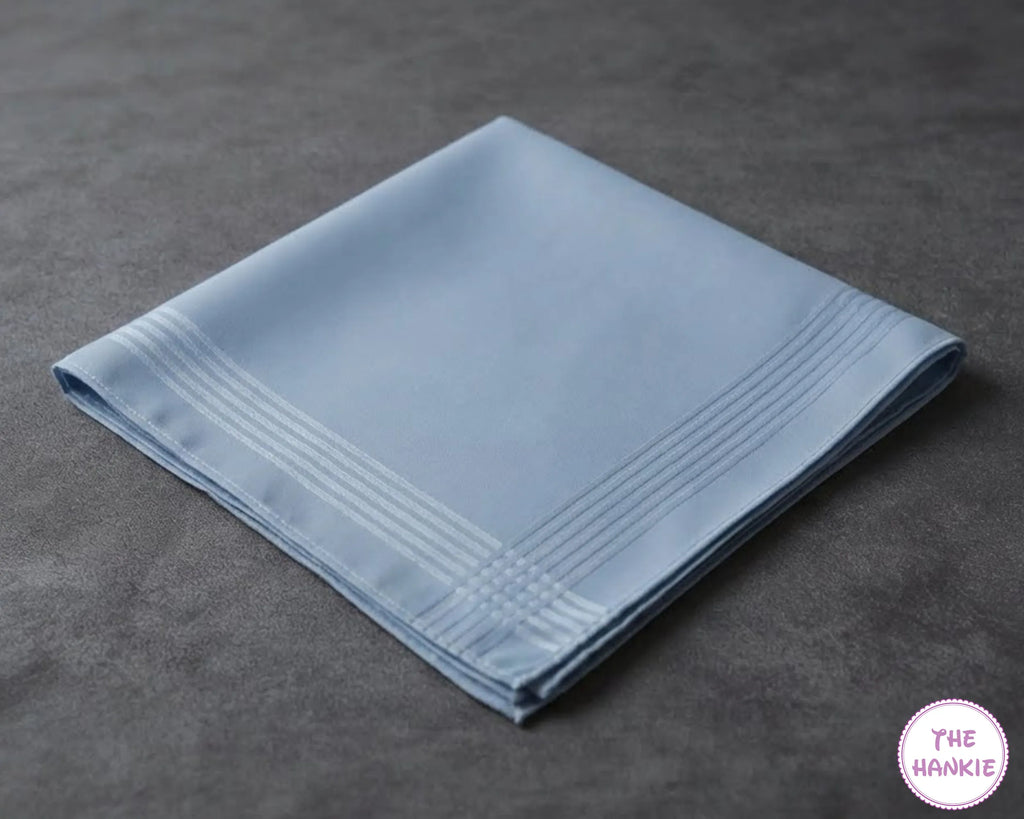 Men’s Cotton Soft Plain Assorted Color Hankies for Daily Use