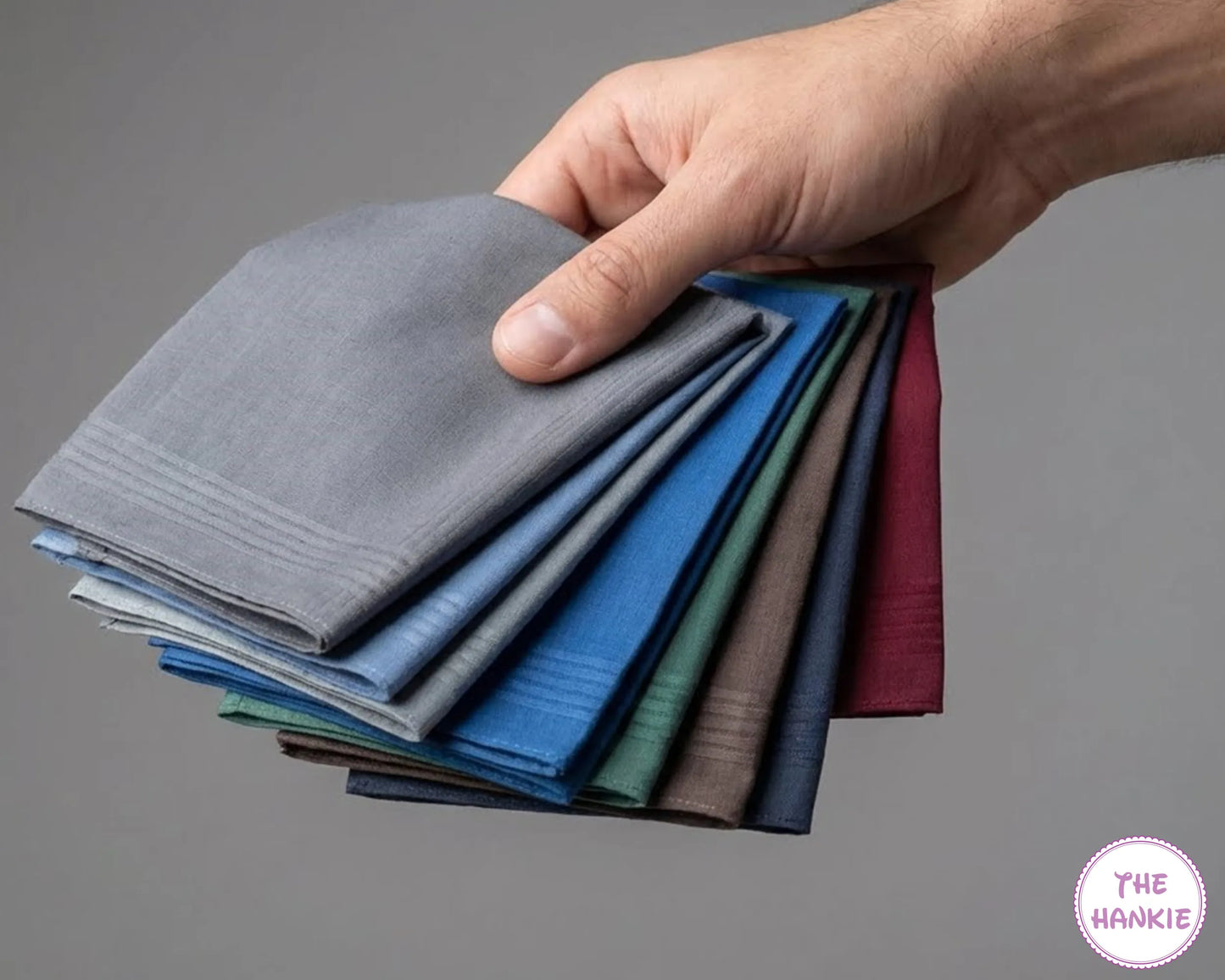 Men’s Cotton Handkerchief Pack of 6 – Soft Hankies for Daily Use