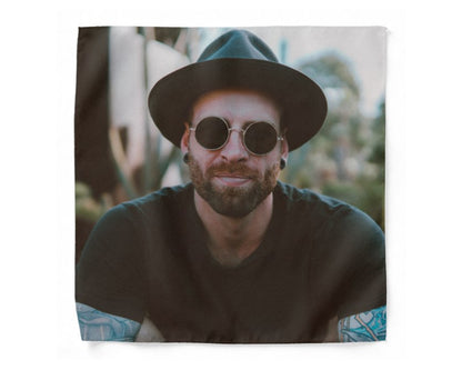 Trendy Portrait Custom Handkerchief – Personalized Gift Idea