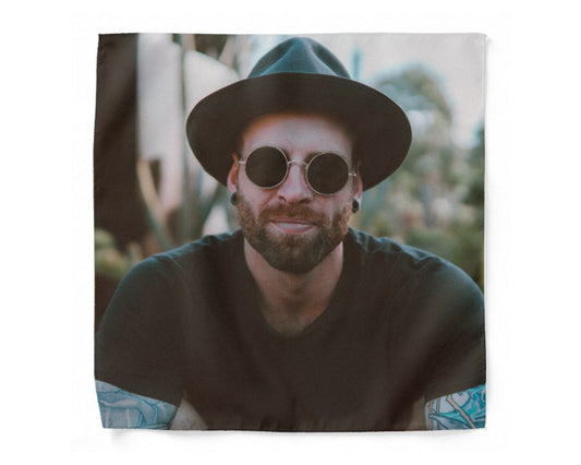 Trendy Portrait Custom Handkerchief – Personalized Gift Idea