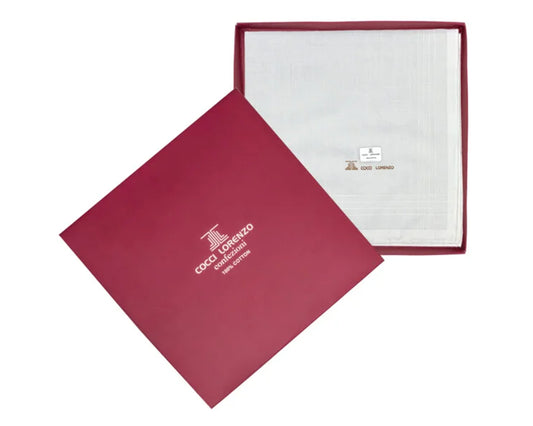 Luxury White Handkerchief for Men - Premium Cotton Collection
