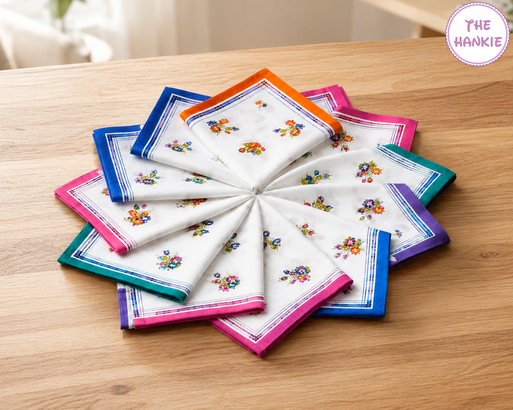 Women’s Cotton Handkerchiefs – Pack of 5