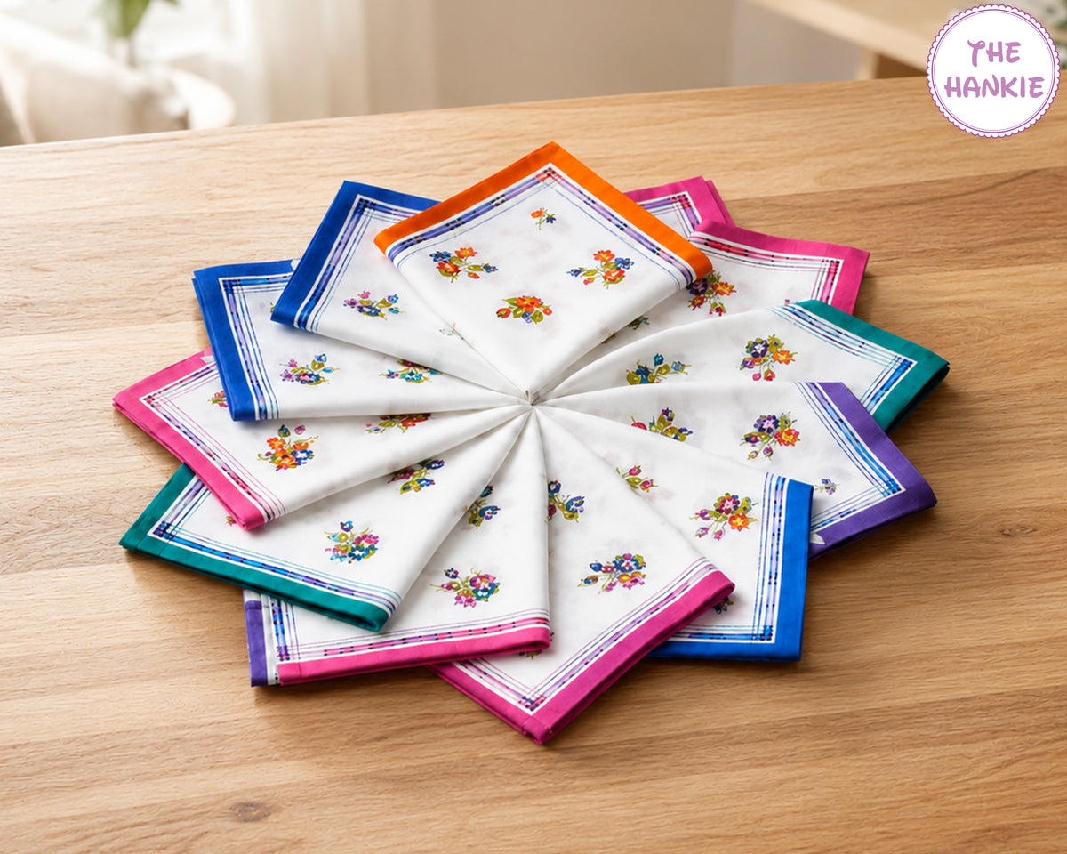 Women’s Cotton Handkerchiefs – Pack of 5