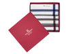 100% Cotton Men’s Premium Collection Handkerchief - Colour Borders
