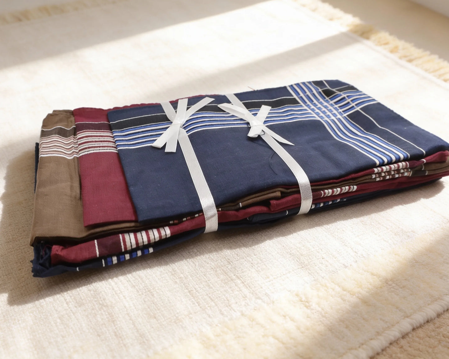Soft Plaid Cotton Hankies for Men – Pocket Handkerchief 3 Pack
