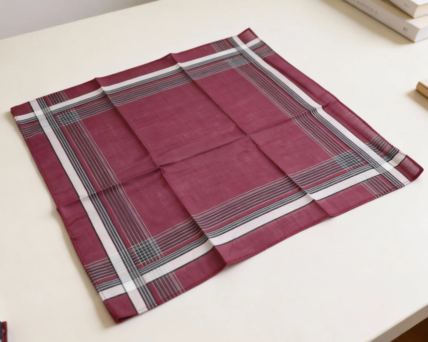 Classic Plaid Cotton Hankies for Men – Plaid Handkerchief Set (3 Pack)