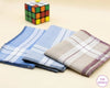 Luxury Soft Cotton Handkerchief Set for Men – Elegant Plaid Style