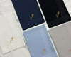 Custom Men’s Cotton Initial Embroidery Handkerchief - Pack of 5