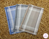 Men’s Everyday Cotton Handkerchief Set – Stylish Plaid Pattern (3 Pieces)