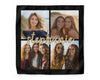 Your Own 4 Photo Collage Handkerchief – Custom Text Photo Accessory