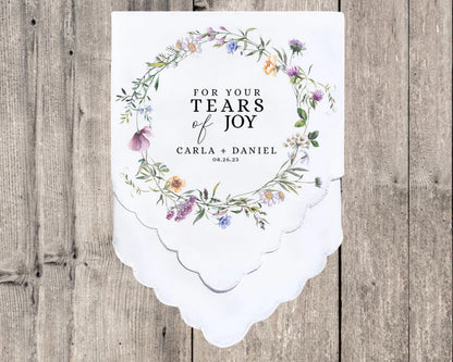 Wedding Handkerchief - A Gift for Mom USA