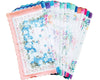 Women's 100% Cotton Assorted Border Floral Pattern Handkerchief