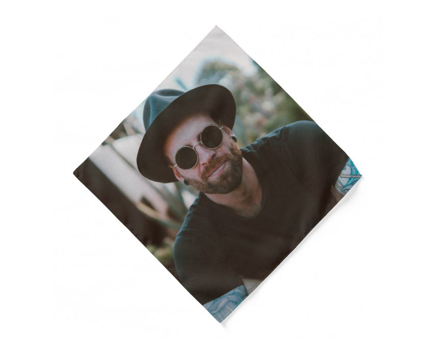 Trendy Portrait Custom Handkerchief – Personalized Gift Idea