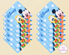 Two packages of Disney-themed tissues with cartoon characters on a beige background.