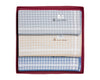 Men’s Pastel Cotton Chequered Handkerchief Set – Pack of 12