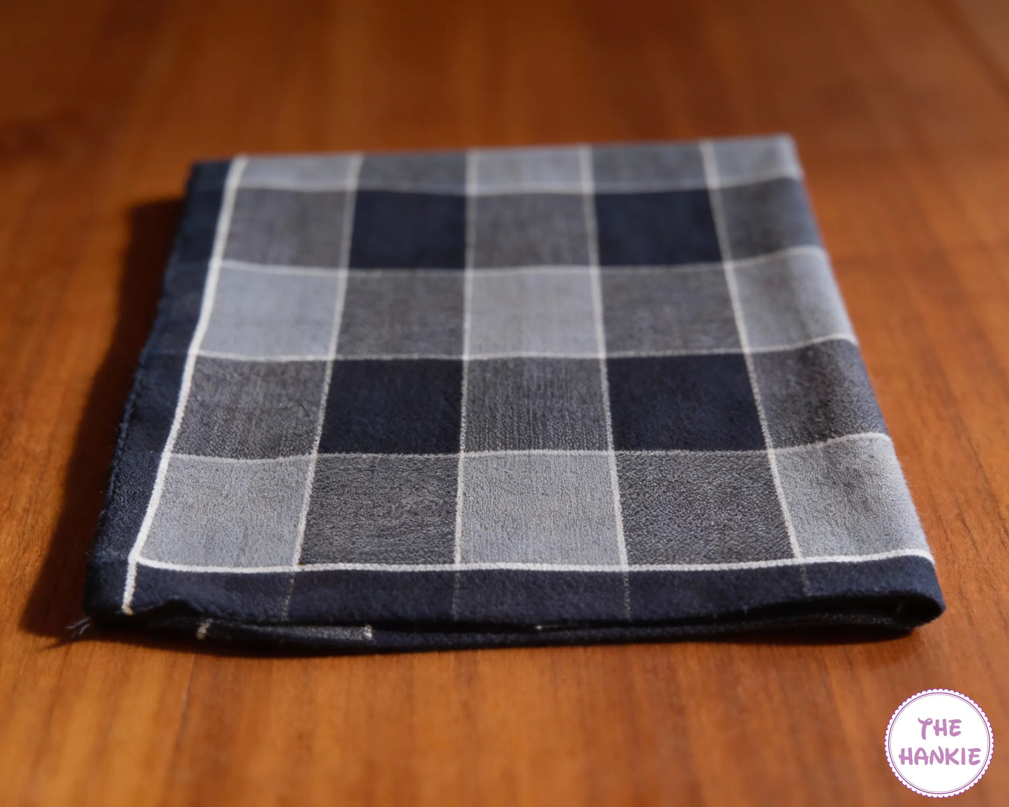 Men’s Classic Check Cotton Handkerchief – Soft Pocket Hankie