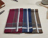 Classic Plaid Cotton Hankies for Men – Plaid Handkerchief Set (3 Pack)