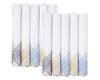 Elegant Gentlemen’s 100% Cotton Assorted Handkerchief - Pack of 3