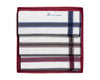 100% Cotton Men’s Premium Collection Handkerchief - Colour Borders