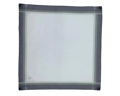 Stylish Men’s Cotton Handkerchief – Color Edge Pack of 6