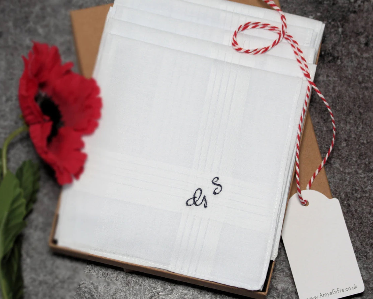 Custom Wedding Handkerchiefs for Mom & Dad - Perfect Gift for Parents