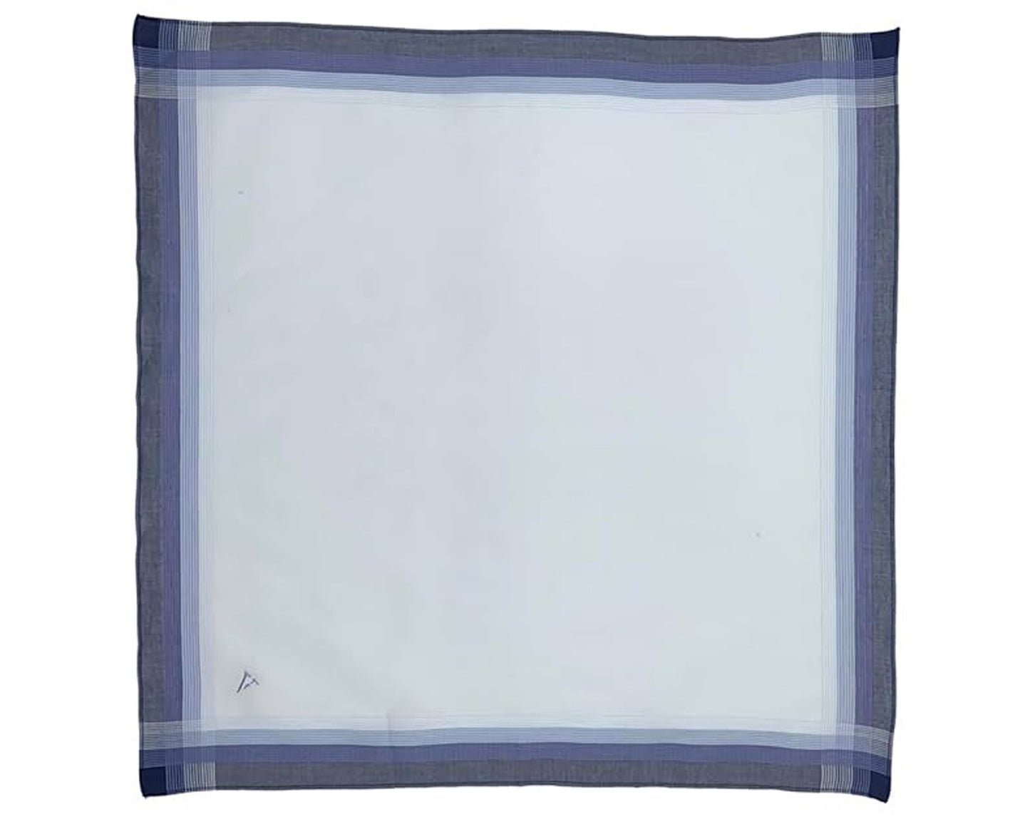 Stylish Men’s Cotton Handkerchief – Color Edge Pack of 6