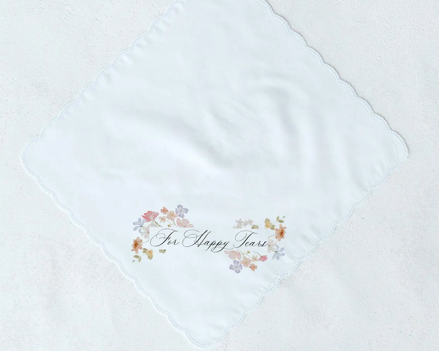 For Happy Tears Wedding Handkerchief