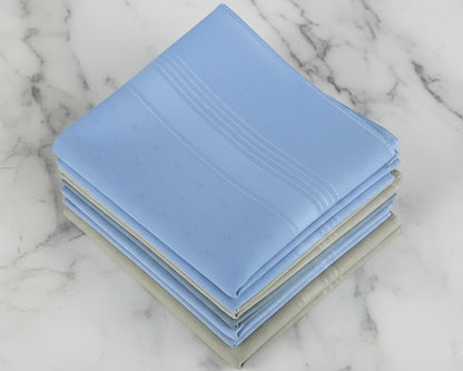 Classic Everyday Men’s Cotton Assorted Bulk Handkerchiefs