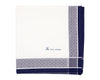 Classic Blend Handkerchief Set – White with Distinct Borders Pack of 12