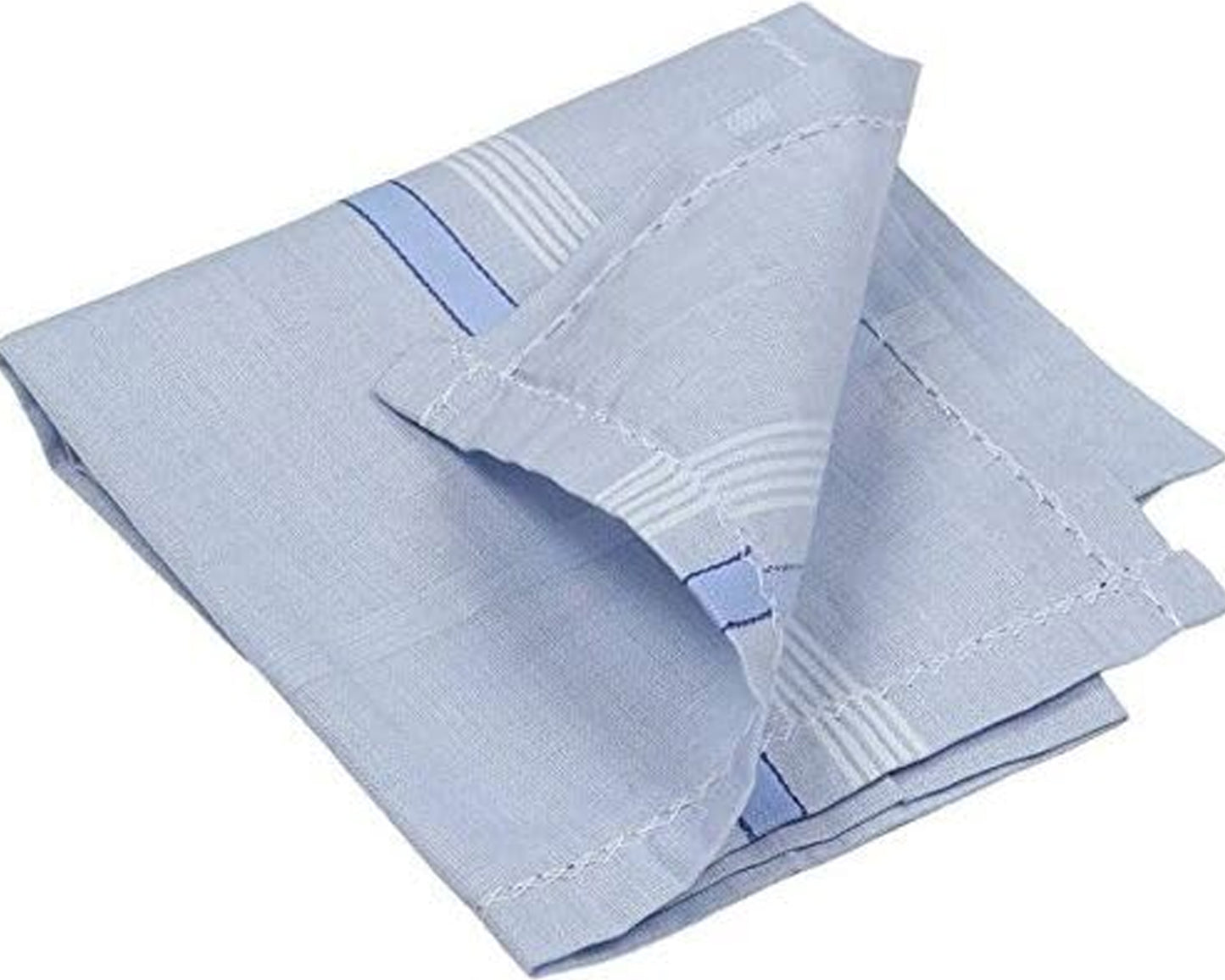Classic Men’s Assorted Big Cotton Hankie Set – Pack of 12