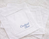 Personalized Name Embroidered Cotton Cocktail Napkins – Elegant Custom Set
