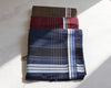 Men’s Cotton Handkerchiefs Set of 3 – Classic Plaid Pocket Hankies for Everyday Use