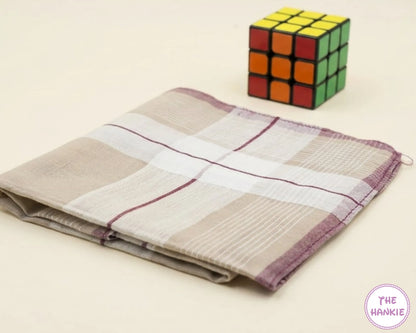 Luxury Soft Cotton Handkerchief Set for Men – Elegant Plaid Style
