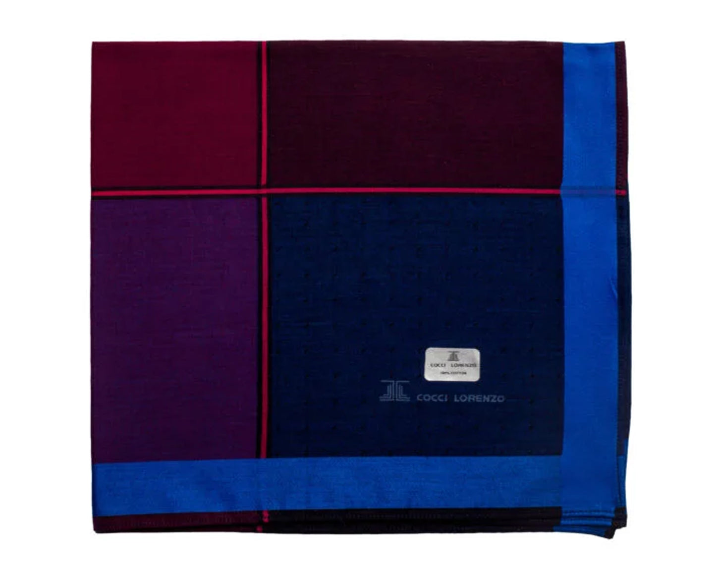 Dark Shades Men’s Handkerchief – Colour Border Pack of 6