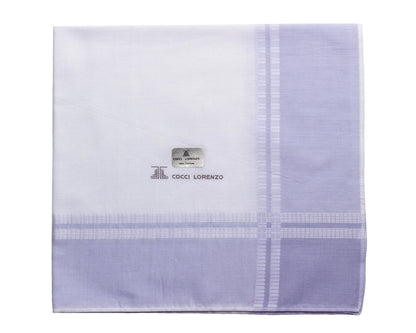 Everyday Luxe Handkerchief Set – White Perfection with Colour Borders