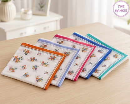 Women’s Cotton Handkerchiefs – Pack of 5