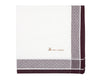 Classic Blend Handkerchief Set – White with Distinct Borders Pack of 12
