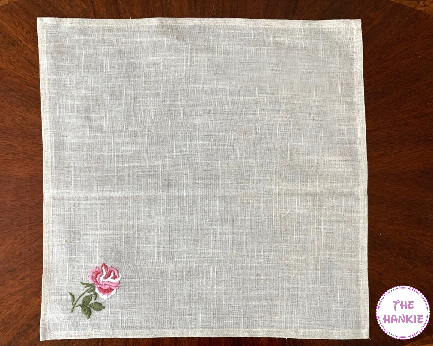 Flower Embroidered Handkerchief – Delicate & Timeless Gift