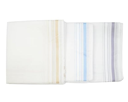 Assorted Cotton Handkerchiefs Pack of 5 Classic Plaid Designs