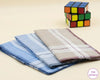 Luxury Soft Cotton Handkerchief Set for Men – Elegant Plaid Style