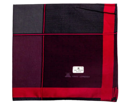 Men’s Classic Dark Handkerchief Set – Bold Border Edition Pack of 12