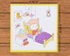 Cute 100% Cartoon Printed Assorted Cotton Handkerchiefs for Kids